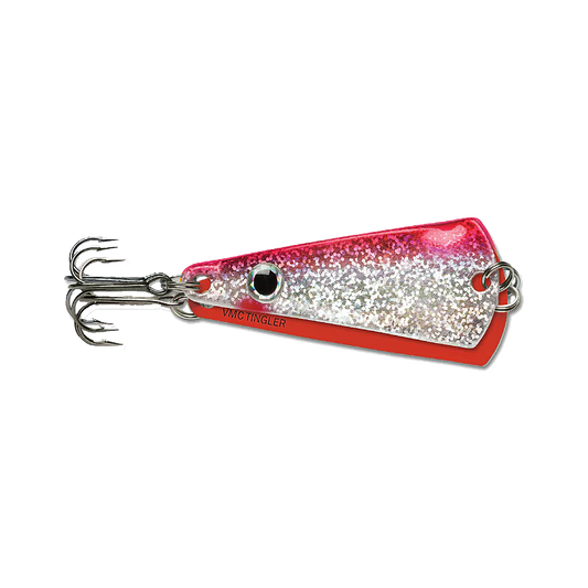 VMC TINGLER SPOON - 1/8oz - GLOW RED SHINER