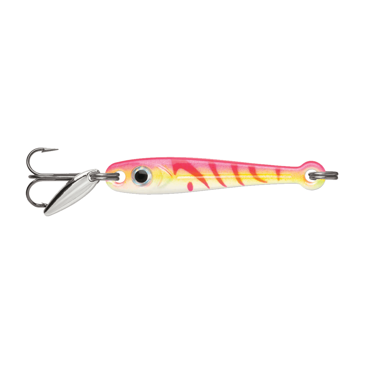 VMC TUNGSTEN TORPEDO SPOON - 1/8oz -GLOW PINK FIRE UV