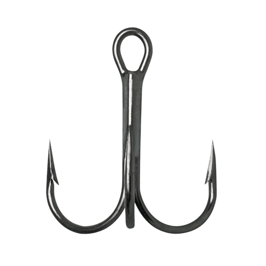 VMC 9650 ROUND BEND TREBLE #2 - BLACK/NICKEL