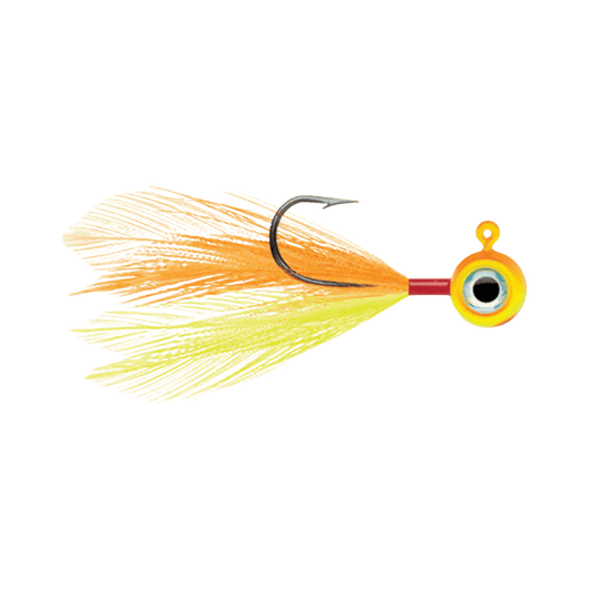 VMC MOON FLY JIG 1/32OZ CHARTREUSE ORANGE