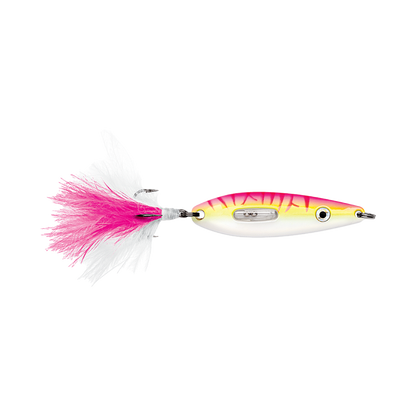 VMC RATTLING ROACH SPOON - GLOW PINK FIRE- 3/16 oz