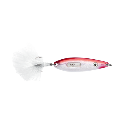 VMC RATTLING ROACH SPOON - GLOW RED SHINER - 3/16 oz