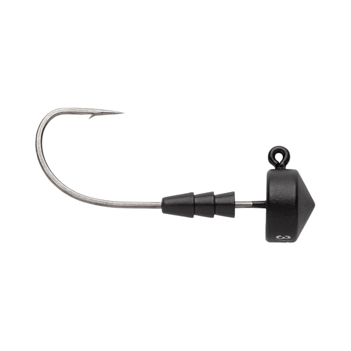 VMC RS TUNGSTEN NED HEAD JIG 1/8OZ  2/0HK MATTE BLACK 