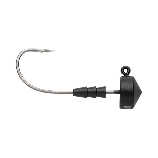 VMC RS TUNGSTEN NED HEAD JIG 3/16OZ  2/0 HOOK MATTE BLACK