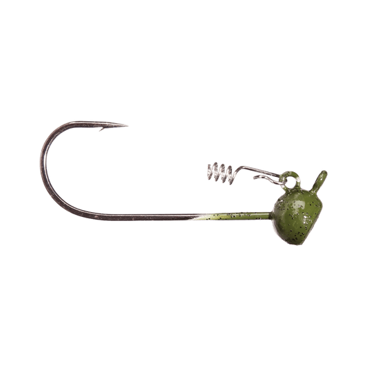 VMC STAND UP SHAKY HEAD JIG 1/8OZ GREEN PUMPKIN