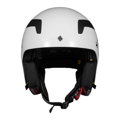 SWEET PROTECTION VOLATA 2VI MIPS RACE HELMET - WHITE_FRONT ANGLE