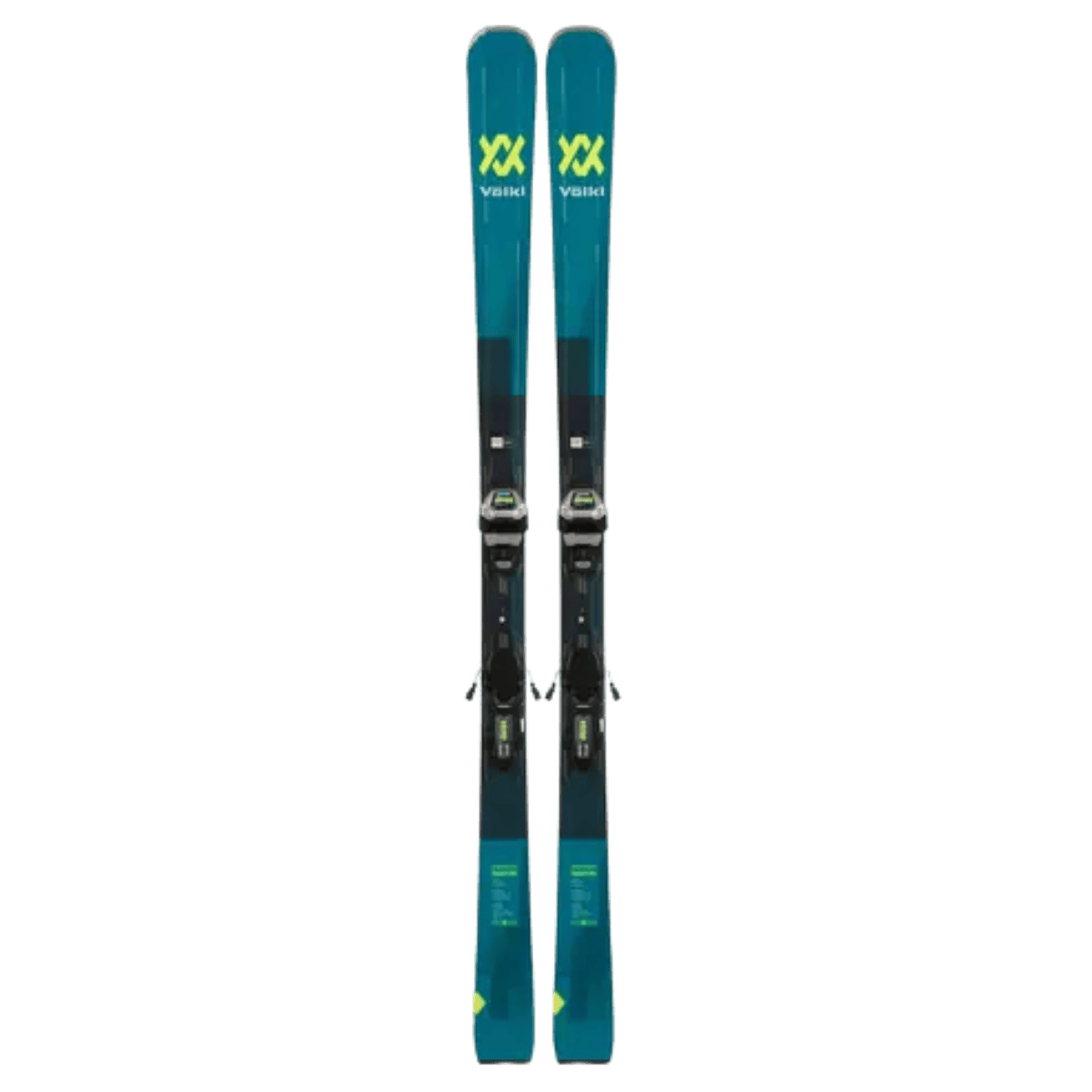 VOLKL DEACON 84 + LOWRIDE XL 13 2022/2023 - BLACK/TEAL - FRONT VIEW