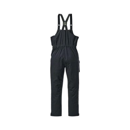 STRIKER BRANDS MEN'S VORTEX RAIN BIB REG BLACK BACK VIEW
