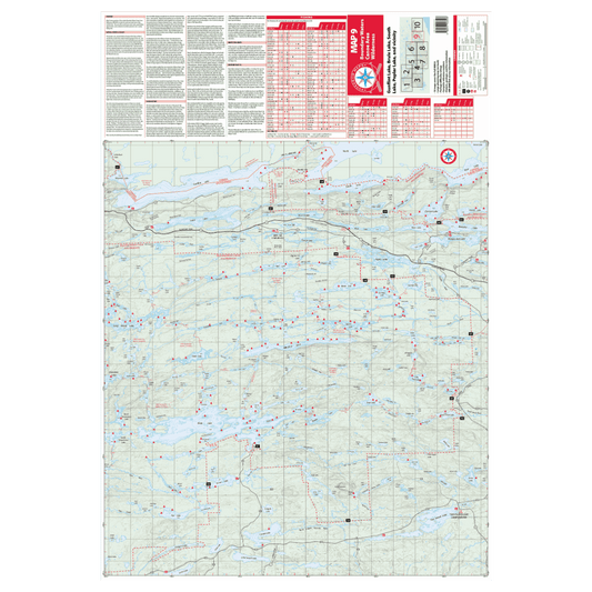 VOYAGEUR BWCA MAP 9 – GUNFLINT TRAIL REGION (PORTRAIT ORIENTATION)