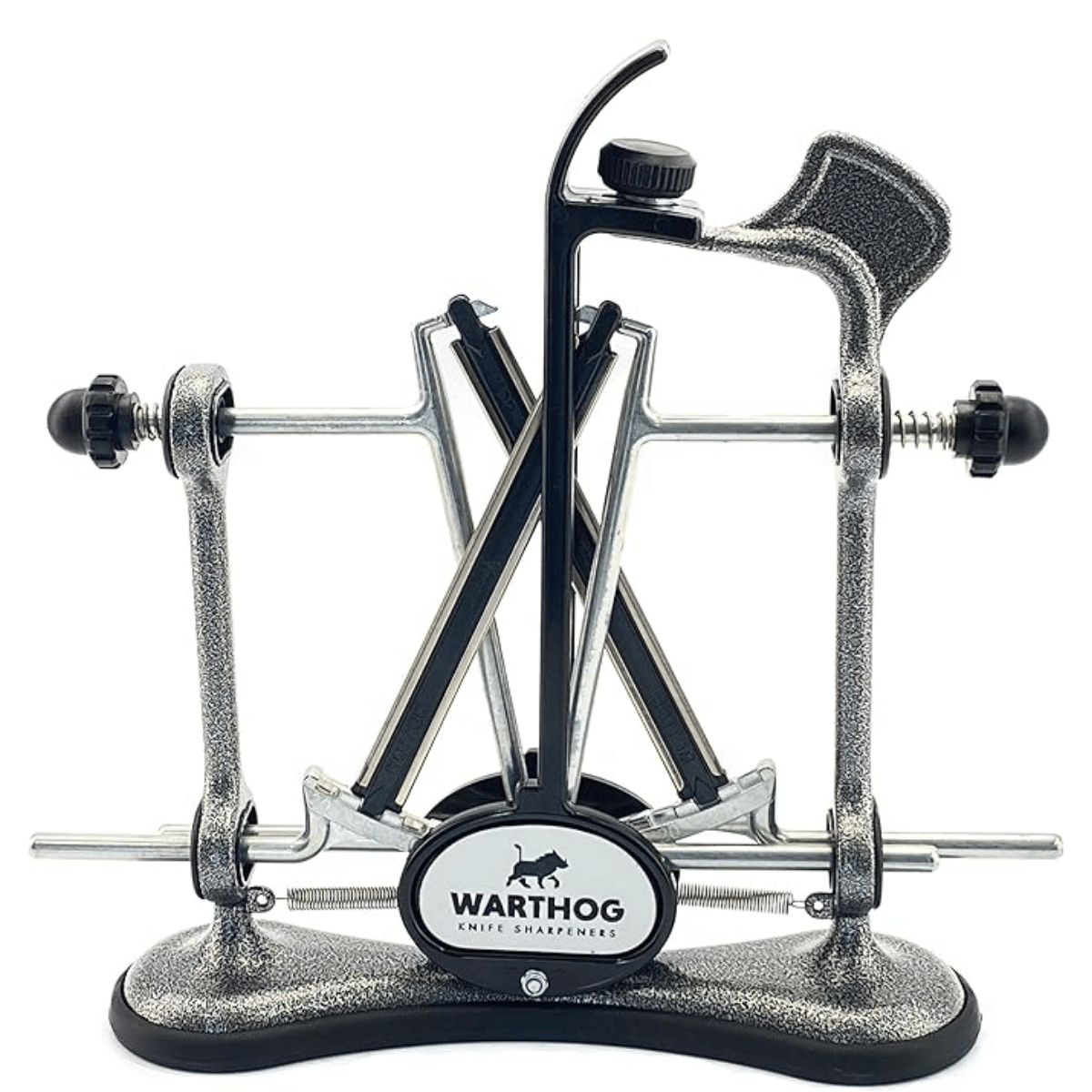 WARTHOG V-SHARP A4 KNIFE SHARPENER - GUN METAL GREY_ FRONT ANGLE