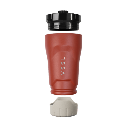 VSSL RIFT TUMBLER 10OZ - RUSTY BUCKETS - COMPONENT VIEW