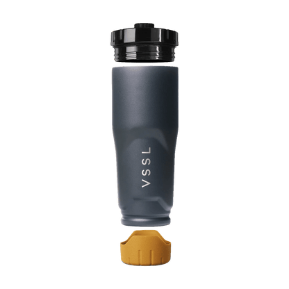 VSSL RIFT TUMBLER 20OZ - ASH - COMPONENT VIEW