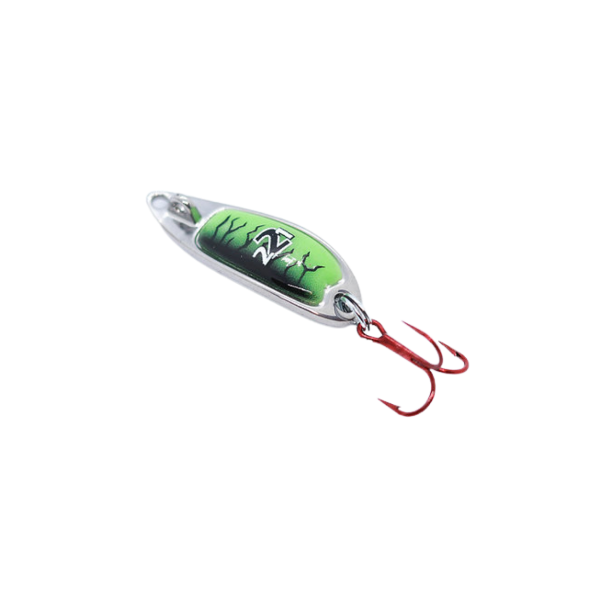 VENOM FLOATS 221 FLUTTER SPOON #10 - NICKEL GREEN - 3/32OZ