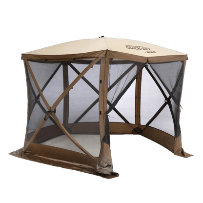 VENTURE SCREEN TENT - Brown Open