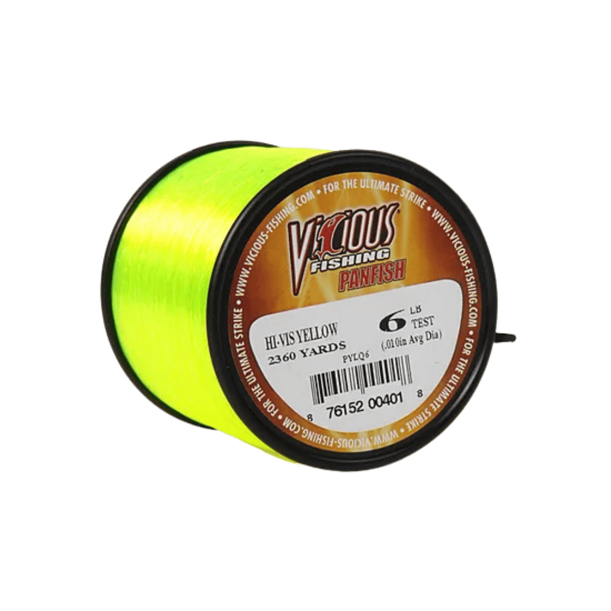 VICIOUS PANFISH MONO LINE 330YD - 06 LBS - HIGH VISIBILITY YELLOW