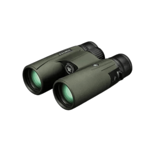 VORTEX CROSSFIRE HD 8X42 BINOCULAR - SIDE FRONT VIEW
