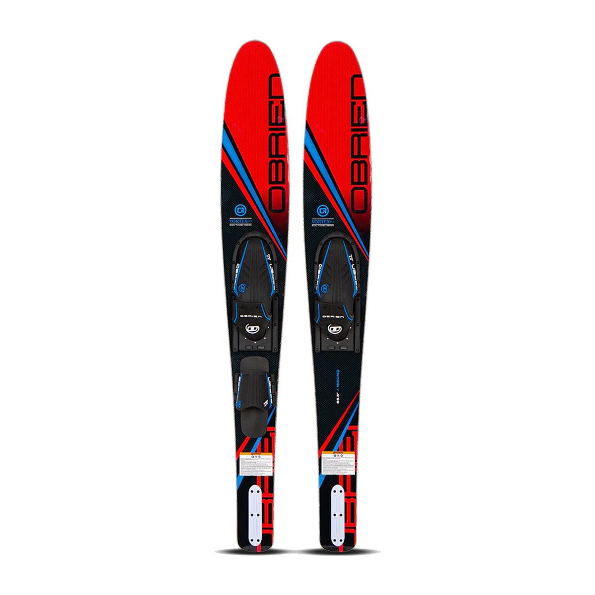 O'Brien Vortex 65.5" Combo Waterskis- Red