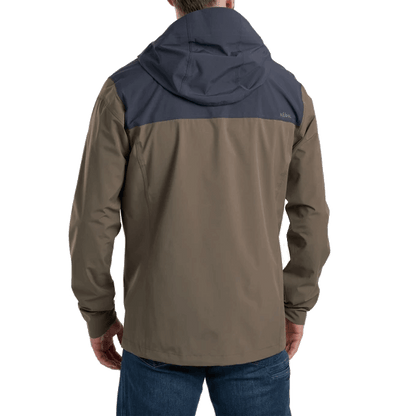 KUHL STRETCH VOYAGR RAIN JACKET - DRIFTWOOD BACK