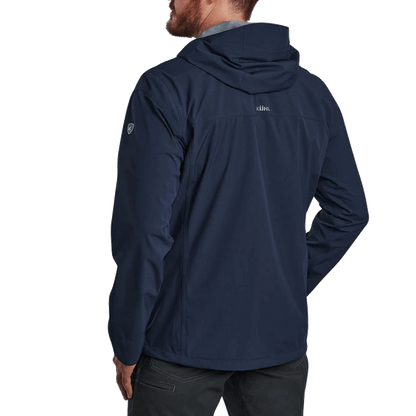 KUHL STRETCH VOYAGR RAIN JACKET - PIRATE BLUE BACK