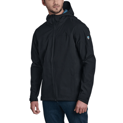 KUHL STRETCH VOYAGR RAIN JACKET - RAVEN