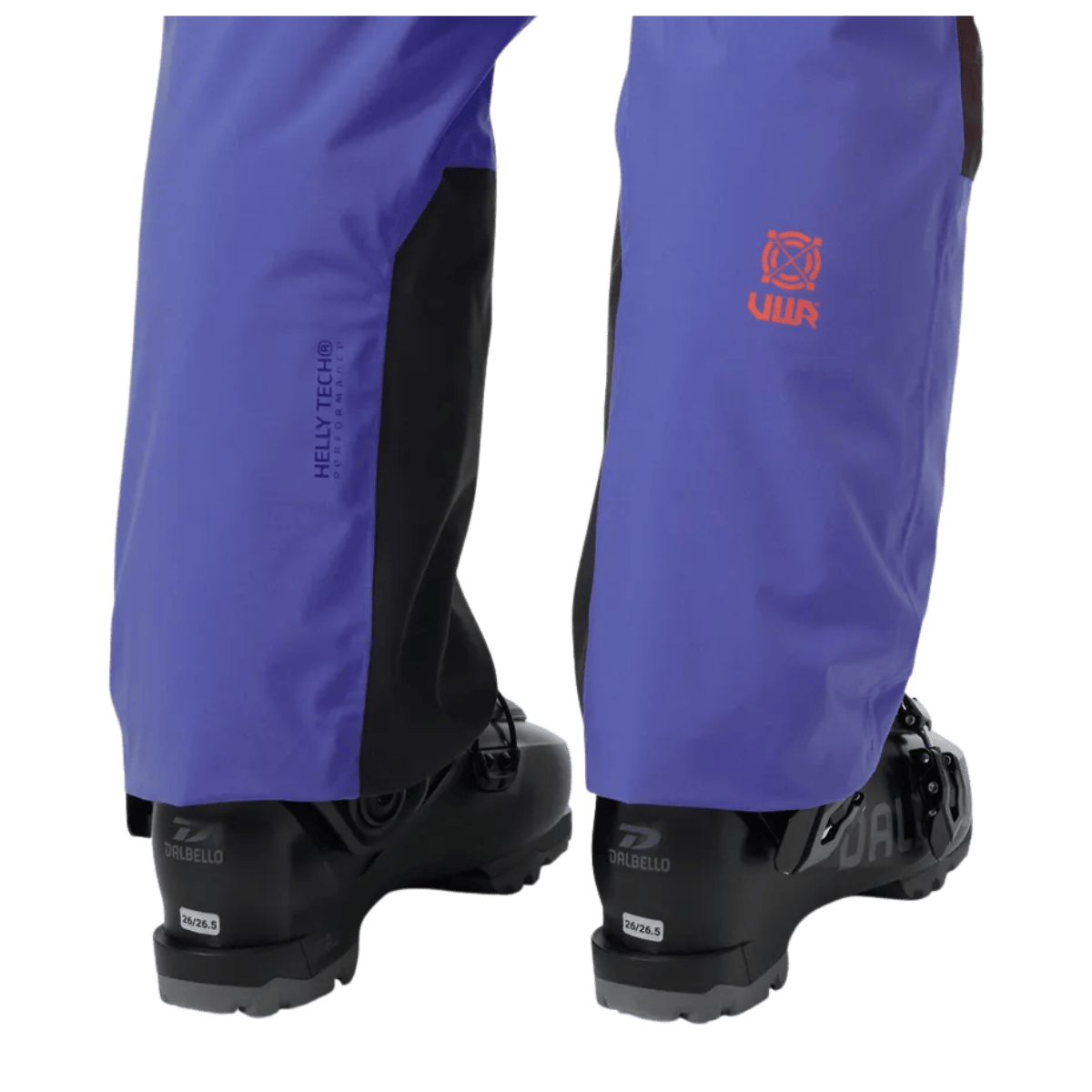 HELLY HANSEN WOMEN'S SWITCH CARGO BIB PANTS - ULTRA VIOLET_BACK CLOSER LOOK