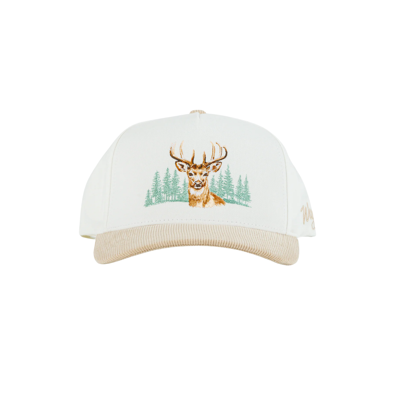 WAGGLE GOLF BAYOU CORDUROY BRIM HAT WHITE