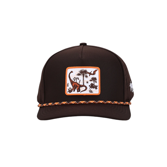 WAGGLE GOLF LAND BEFORE GOLF HAT BROWN