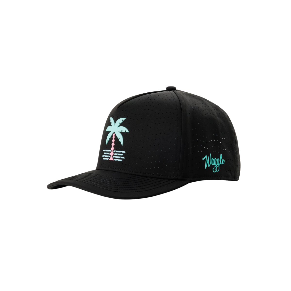 WAGGLE GOLF SOUTH BEACH REPEL HAT BLACK
