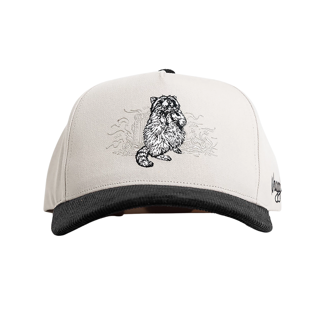 WAGGLE GOLF TRASH BANDIT CORDUROY BRIM HAT GRAY