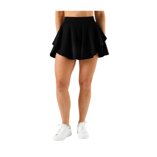 WAGGLE GOLF W FLAIRWAY SKORT BLACK