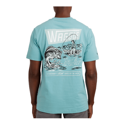 WAGGLE BAIT & TACKLE SS T-SHIRT - BACK VIEW