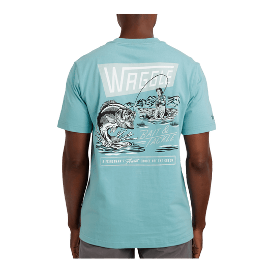 WAGGLE BAIT & TACKLE SS T-SHIRT - BACK VIEW