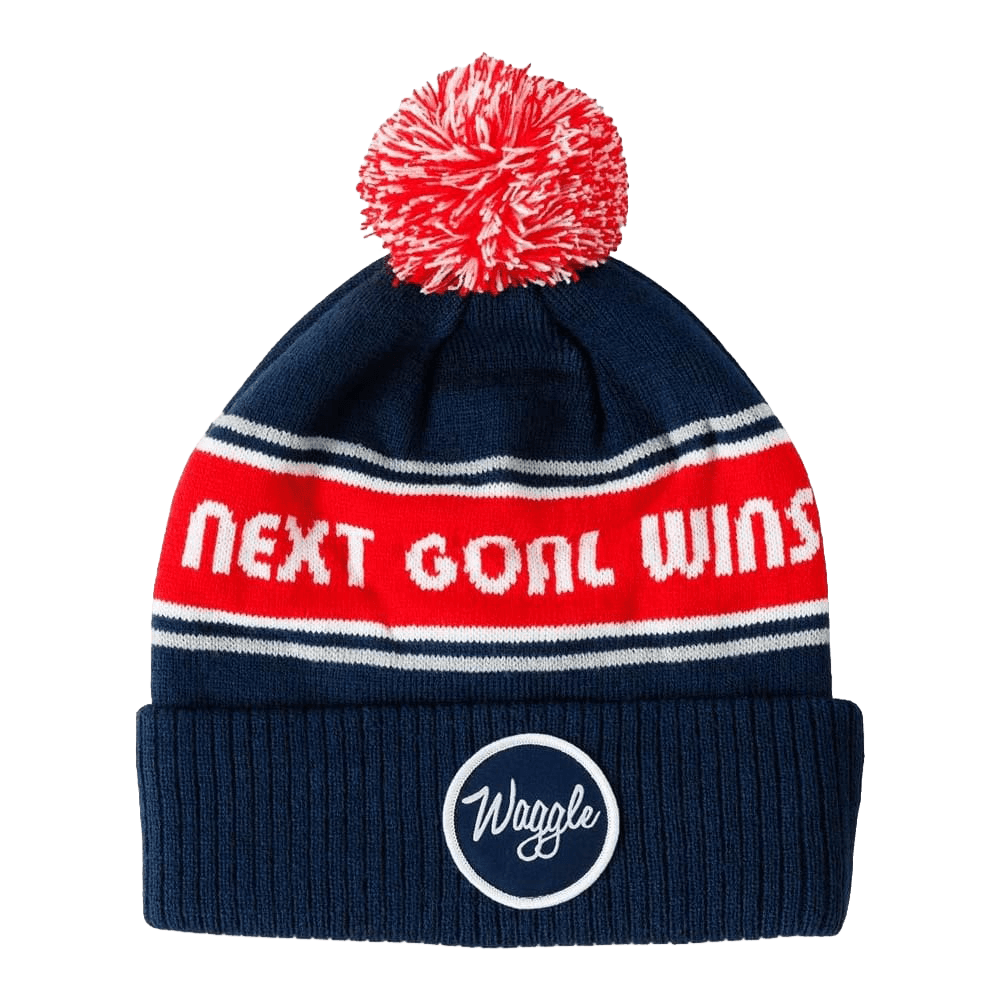 WAGGLE NEXT GOAL WINS POM BEANIE