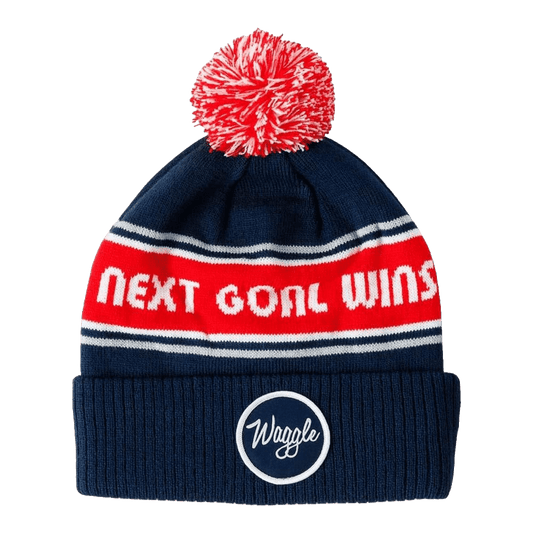 WAGGLE NEXT GOAL WINS POM BEANIE