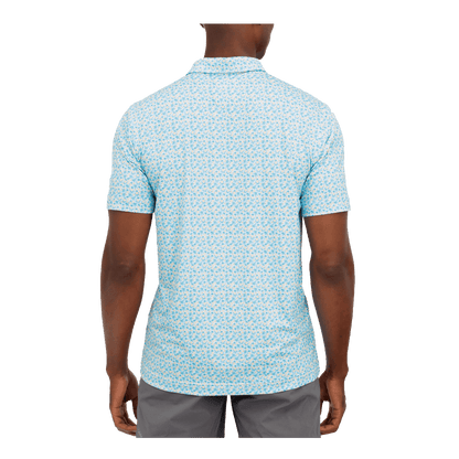 WAGGLE PINA PARADISE MENS' CLASSIC POLO - BACK VIEW
