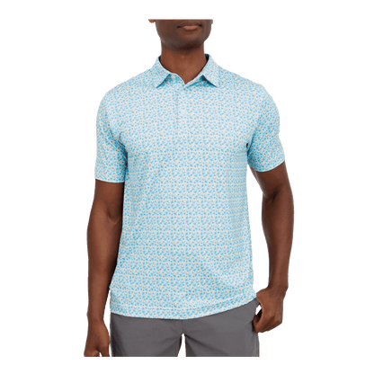 WAGGLE PINA PARADISE MENS' CLASSIC POLO - FRONT VIEW