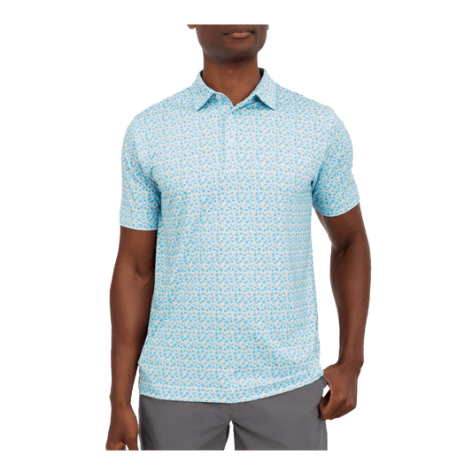 WAGGLE PINA PARADISE MENS' CLASSIC POLO - FRONT VIEW
