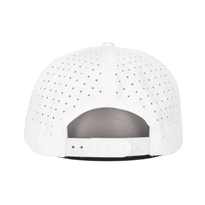 WAGGLE GOLF KENTUCKY BUCK HAT - WHITE_BACK VIEW