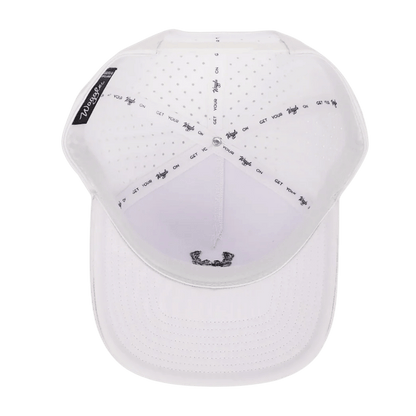 WAGGLE GOLF KENTUCKY BUCK HAT - WHITE_TOP VIEW