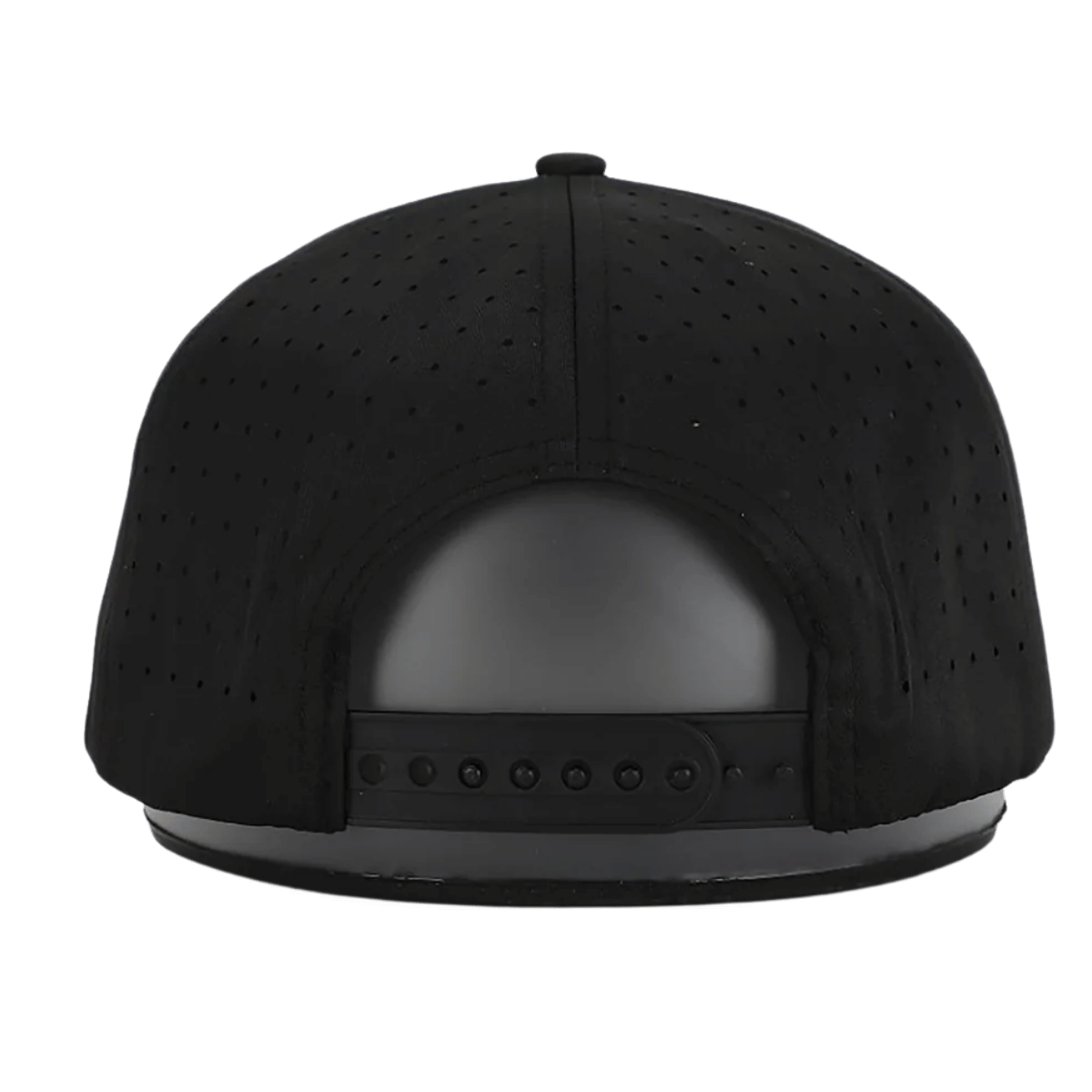 WAGGLE GOLF SHOOTER HAT - BLACK_BACKANGLE