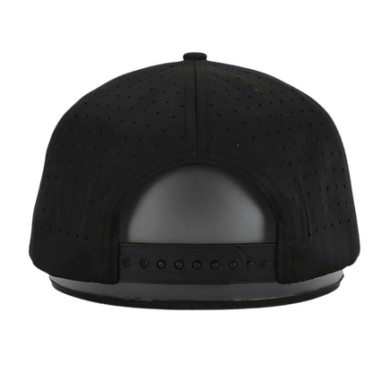 WAGGLE GOLF SHOOTER HAT - BLACK_BACKANGLE