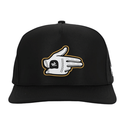 WAGGLE GOLF SHOOTER HAT - BLACK