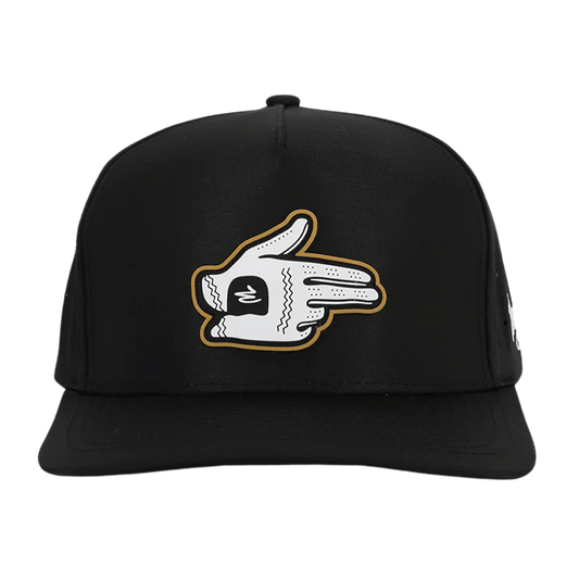WAGGLE GOLF SHOOTER HAT - BLACK