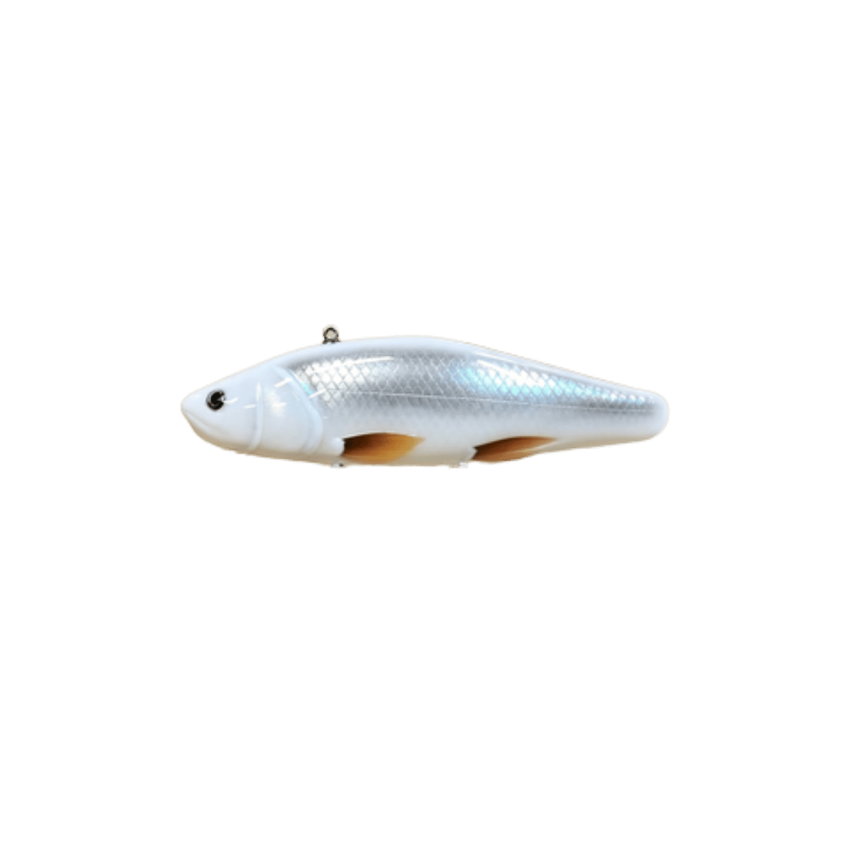 WALLACE WOBBLER DECOY WHITE SUCKER SILVER HR