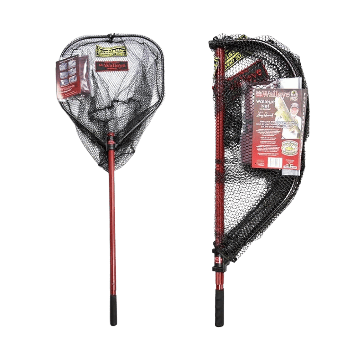 STOWMASTER MR WALLEYE NET & STOWCASE - FRONT AND SIDE VIEW