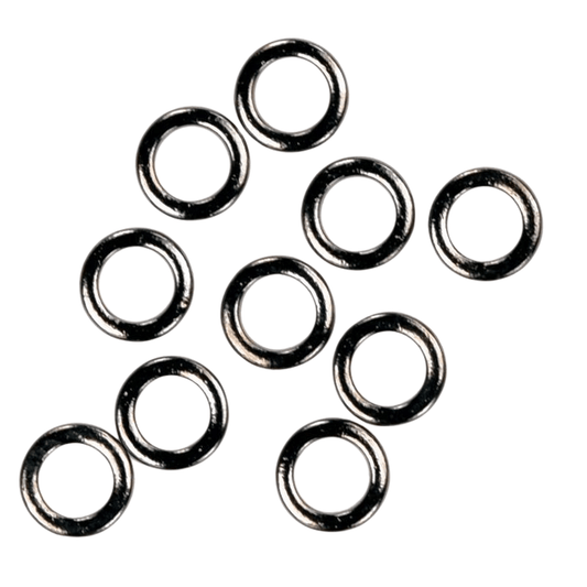 WAPSI FLY ANGLERS IMAGE TIPPET FSIHING RINGS - NICKEL