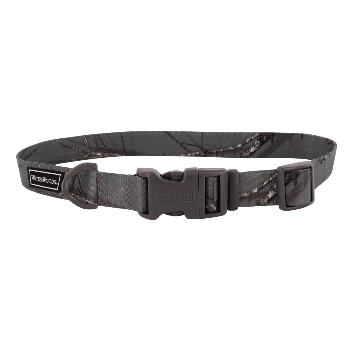 WATER & WOODS ADJUSTABLE DOG COLLAR - 14" - 20" - COUNTRY ROOTS EVERGREEN