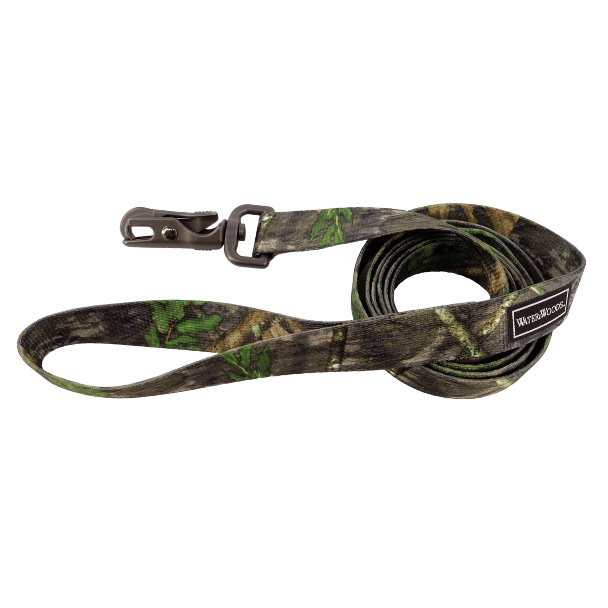 WATER & WOODS PATTERNED DOG LEASH - 6 FT - NWTF OBSESSION
