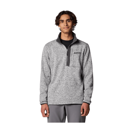 COLUMBIA MEN'S SWEATER WEATHER HALF ZIP - CITY GREY HEATHER