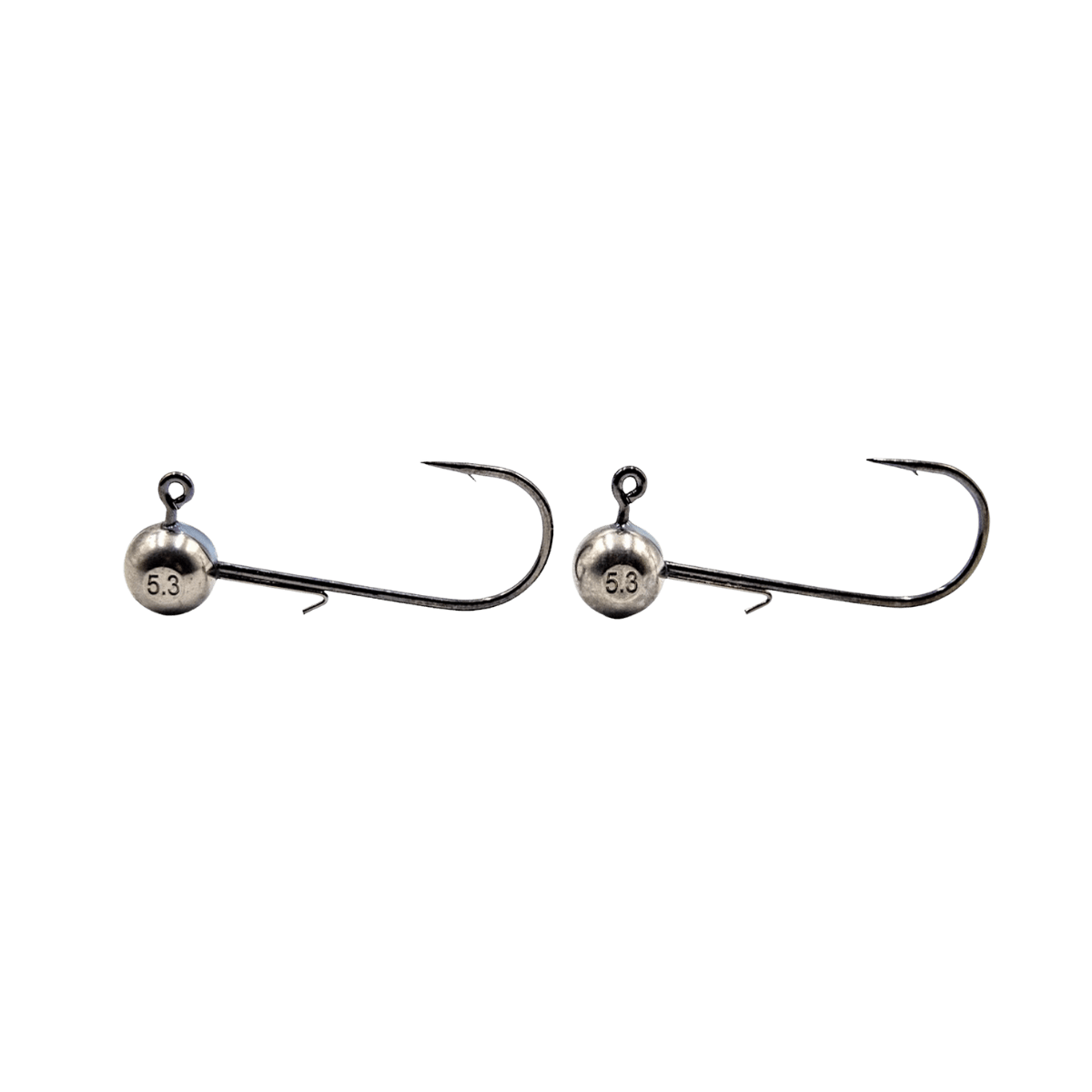 WIDOW MAKER LURES ROUND TUNGSTEN JIG HEAD 2PACK - NICKEL